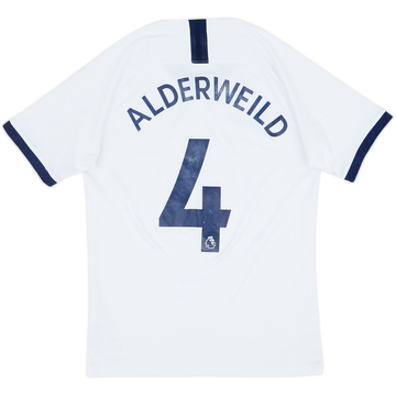 2019-20 Tottenham Home Shirt Alderweild #4 - 5/10 - (S)