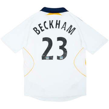 2007-08 LA Galaxy Home Shirt Beckham #23 - 4/10 - (M)