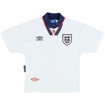 1993-95 England Home Shirt - 8/10 - (L.Boys)