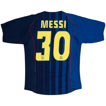 2004-05 Barcelona Away Shirt Messi #30 - 5/10 - (S)
