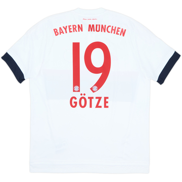 2015-16 Bayern Munich Away Shirt Gotze #19 - 8/10 - (L)
