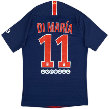 2018-19 Paris Saint-Germain Authentic Home Shirt Di Maria #11 - 8/10 - (L)