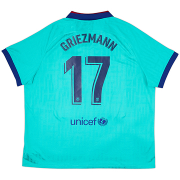 2019-20 Barcelona Third CL Shirt Griezmann #17 - 7/10 - (3XL)