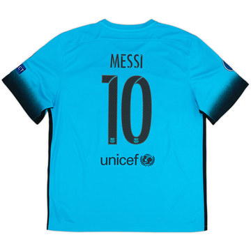 2015-16 Barcelona Third Shirt Messi #10 - 10/10 - (XL)