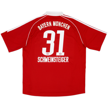 Camiseta de local del Bayern Munich 2006-07 Schweinsteiger #31 - 10/10 - (XL)