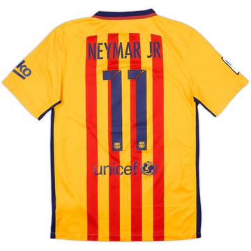 2015-16 Barcelona Away Shirt Neymar Jr #11 - 6/10 - (S)