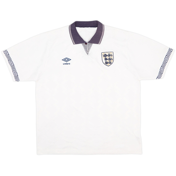 1990-92 England Home Shirt - 4/10 - (L)