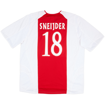 2005-06 Ajax Home Shirt Sneijder #18 - 8/10 - (XXL)