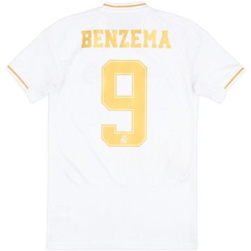 2019-20 Real Madrid Home Shirt Benzema #9 - 6/10 - (XS)