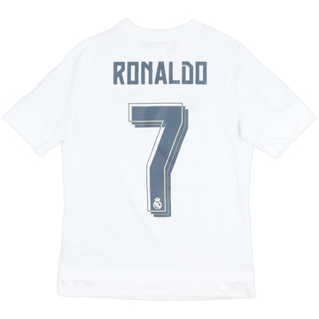 2015-16 Real Madrid Home Shirt Ronaldo #7 - 6/10 - (L.Boys)