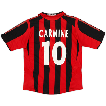 2005-06 AC Milan Home Shirt Carmine #10 - 6/10 - (L.Boys)