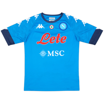 2020-21 Napoli Home Shirt - 8/10 - (L.Boys)
