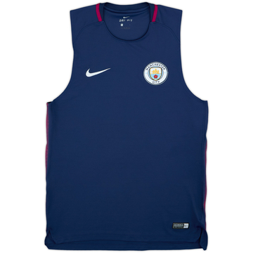 2017-18 Manchester City Nike Training Vest - 9/10 - (M)