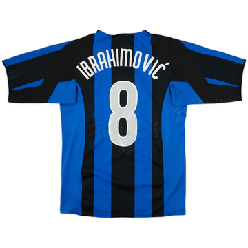 2004-05 Inter Milan Home Shirt Ibrahimovic #8 - 4/10 - (S)