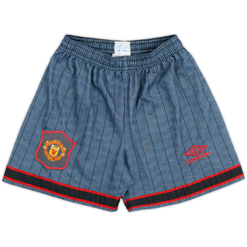 1995-96 Manchester United Away Shorts - 8/10 - (S.Boys)