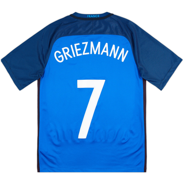 2016-17 France Home Shirt Griezmann #7 - 9/10 - (S)