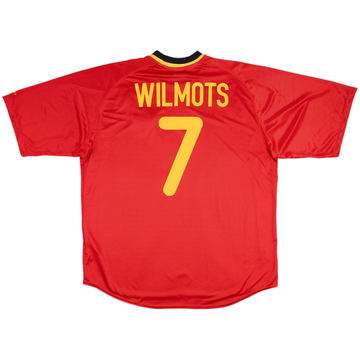 2000-02 Belgium Home Shirt Wilmots #7 - 9/10 - (XL)