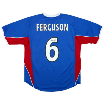 2001-02 Rangers Home Shirt Ferguson #6 - 5/10 - (M)