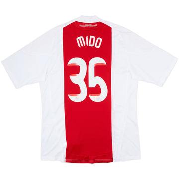 2010-11 Ajax Home Shirt Mido #35 - 9/10 - (L)