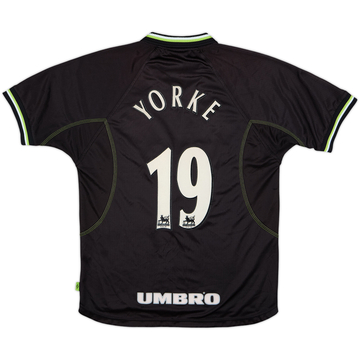 1998-99 Manchester United Third Shirt Yorke #19 - 8/10 - (M)