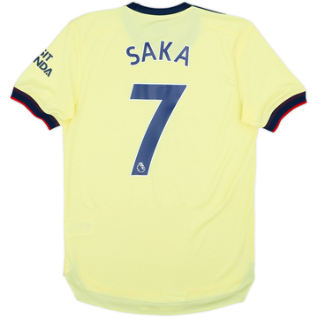 2021-22 Arsenal Player Issue Away Shirt Saka #7 - 8/10 - (S)