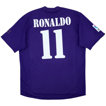 2002-03 Real Madrid Centenary Third Shirt Ronaldo #11 - 8/10 - (XL)