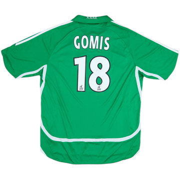2006-07 Saint Etienne Home Shirt Gomis #18 - 6/10 - (XL)