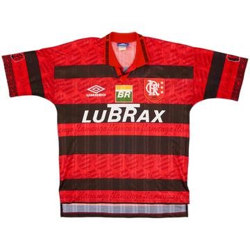 1995-96 Flamengo Centenary Home Shirt - 8/10 - (L)