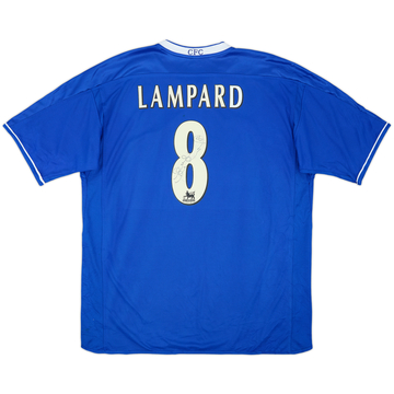 2003-05 Chelsea Signed Home Shirt Lampard #8 - 8/10 - (XXL)