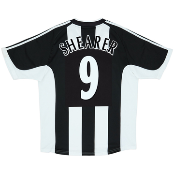 2001-03 Newcastle Home Shirt Shearer #9 - 6/10 - (L)