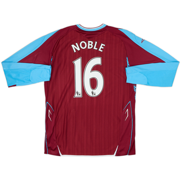 2007-08 West Ham Home L/S Shirt Noble #16 - 6/10 - (M)