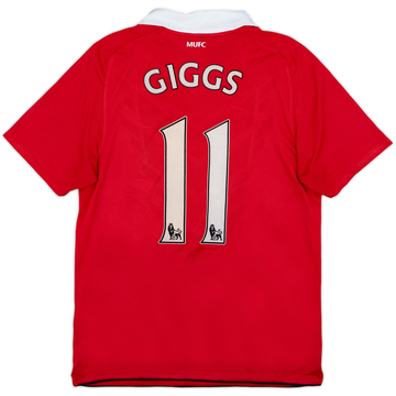 2010-11 Manchester United Home Shirt Giggs #11 - 6/10 - (M)