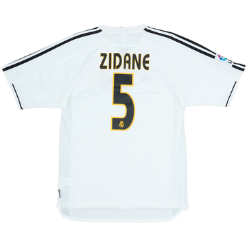 2003-04 Real Madrid Home Shirt Zidane #5 - 9/10 - (S)