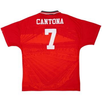 1994-96 Manchester United Home Shirt Cantona #7 - 6/10 - (L)