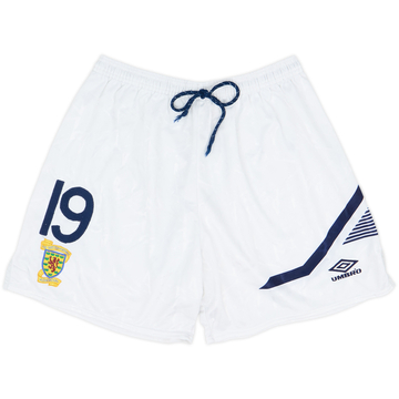 1991-94 Scotland Player Issue Home Shorts #19 (McLaren) - 8/10 - (L)