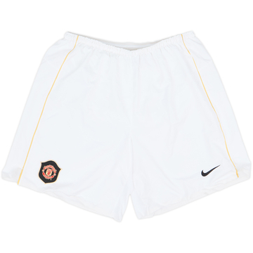 2006-07 Manchester United Home Shorts - 8/10 - (XL)
