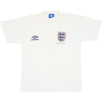 1998-00 England Umbro Cotton Tee - 6/10 - (XL)