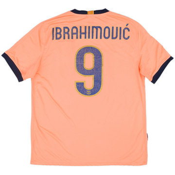 2009-10 Barcelona Away Shirt Ibrahimovic #9 - 6/10 - (L)