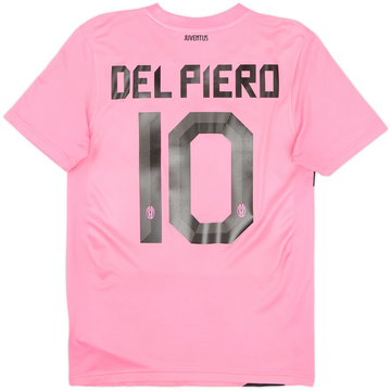 2011-13 Juventus Basic Away Shirt Del Piero #10 - 6/10 - (S)