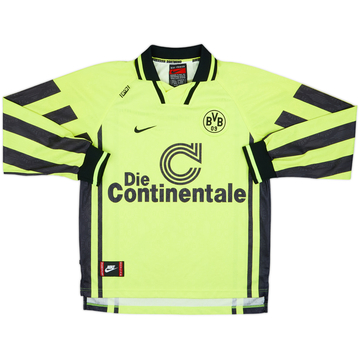 1996-97 Borussia Dortmund Home L/S Shirt - 10/10 - (M)