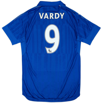 2016-17 Leicester Home Shirt Vardy #9 - 8/10 - (M)