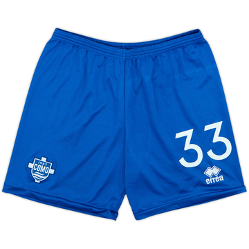 2022-23 Como Player Issue Home Shorts #33 - 8/10 - (L)