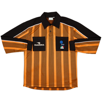 1999-00 Italy FIGC Diadora Referee L/S Shirt - 7/10 - (L)