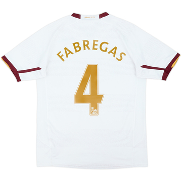 2007-08 Arsenal Away Shirt Fabregas #4 - 7/10 - (XL.Boys)