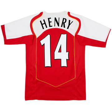 2004-05 Arsenal Home Shirt Henry #14 - 8/10 - (XL.Boys)