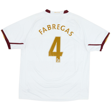 2007-08 Arsenal Away Shirt Fabregas #4 - 8/10 - (XL)
