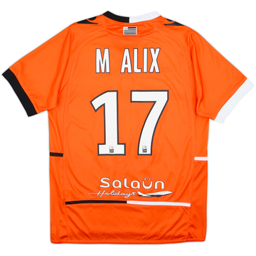 Camiseta de local del Lorient 2013-14 M Alix #17 - 6/10 - (Juvenil XL)