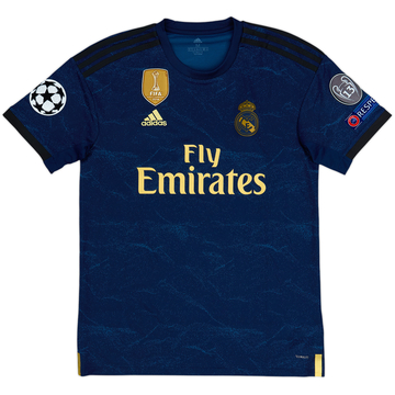 2019-20 Real Madrid Away Shirt Hazard - 9/10 - (M)
