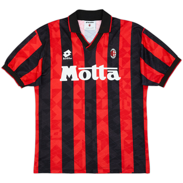 1993-94 AC Milan Home Shirt - 8/10 - (M)