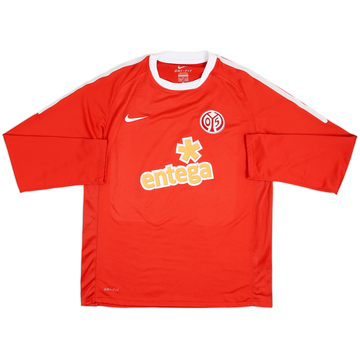 2010-11 FSV Mainz Home L/S Shirt - 7/10 - (M)